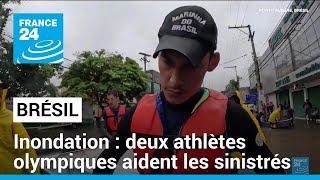 Brésil : deux athlètes renoncent aux JO pour aider les victimes des inondations dans le sud du pays