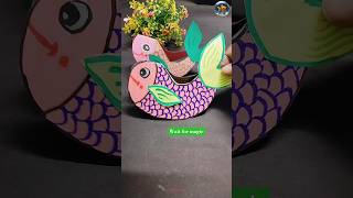 Fun satisfying fish toy craft activities for kids fish🐬🎉#youtubeshorts #viral #diy #craft #kids #fun