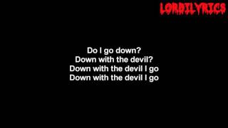 Lordi - Down With The Devil | Lyrics on screen | HD