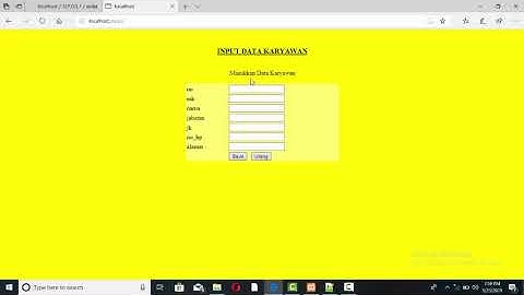 Tutorial Cara Membuat Edit, Hapus, dan Cari Menggunakan Bahasa Pemrograman PHP dan MySql....