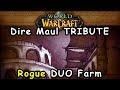 Dire Maul Tribute Duo Rogue Farm Classic WoW Dire Maul Tribute Duo Rogue Farm Classic WoW