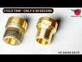 BRASS PART REALTECH CNC MACHINE