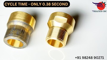 BRASS PART REALTECH CNC MACHINE VD-041