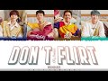 WINNER – &#39;DON&#39;T FLIRT&#39; [4 Ver.] Lyrics [Color Coded_Han_Rom_Eng]