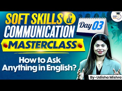 Soft Skills & Communication Masterclass | How to Ask Anything in English | Day 3 | By Udisha Ma'am