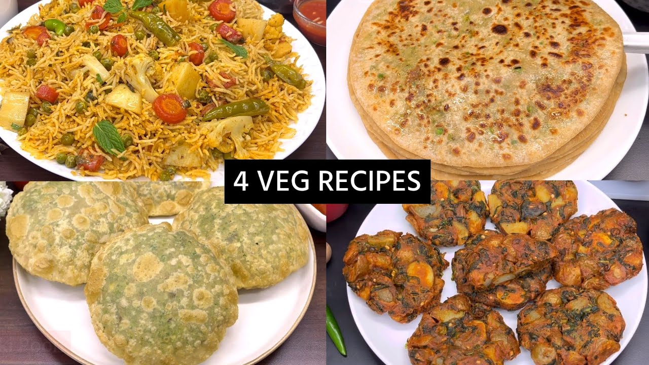 4 Delicious Veg Recipes For Winter | Healthy Vegetables 