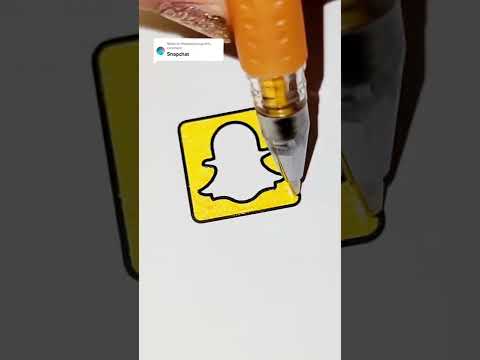 Coloring In A Snapchat Logo Coloring Snapchat Shorts