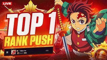 TOP 1 CONQUEROR RANK PUSH IN BGMI 🔥 #bgmi #bgmilive #shortsfeed #shortslive