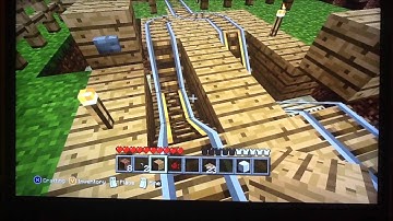 Minecraft: Compact Stop, Go, Return Mine Cart Station for Xbox360