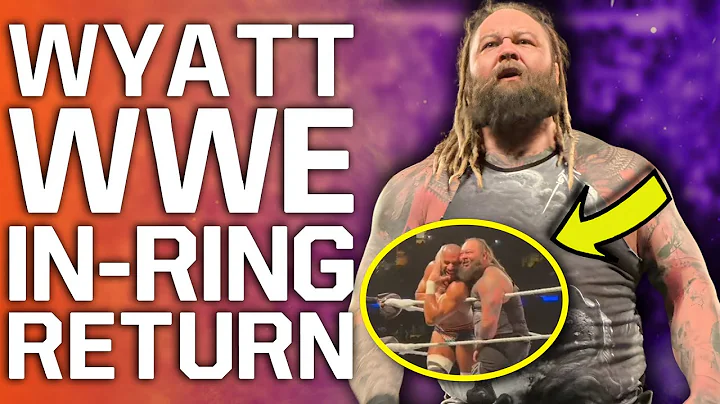 Bray Wyatt Makes WWE In-Ring Return | SmackDown St...