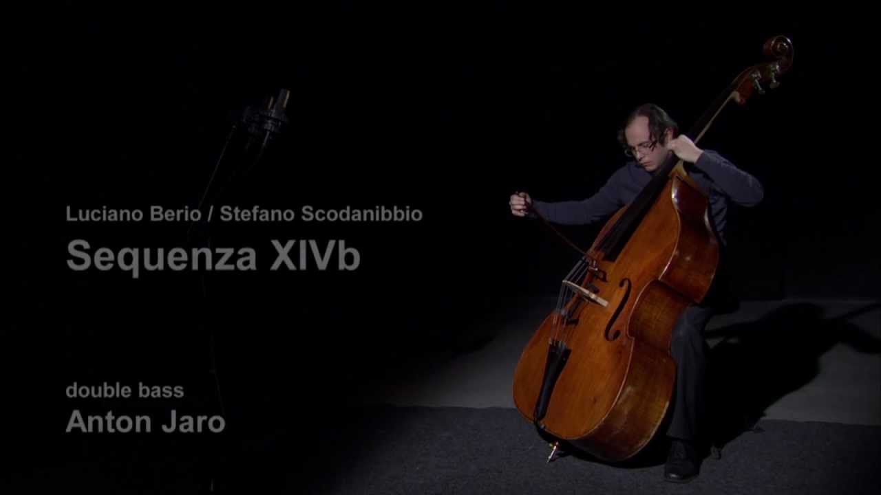 Berio/Scodanibbio-Sequenza XIVb for double bass-Anton Jaro jr.