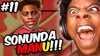 Sonunda Manchester United!! | iShowspeed FC24 Oyuncu Kariyeri Reubild #11