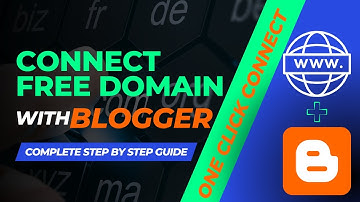 How to connect free Domain with BLOGGER | Connect domain with Blogger in just one click @saqibrehanpk