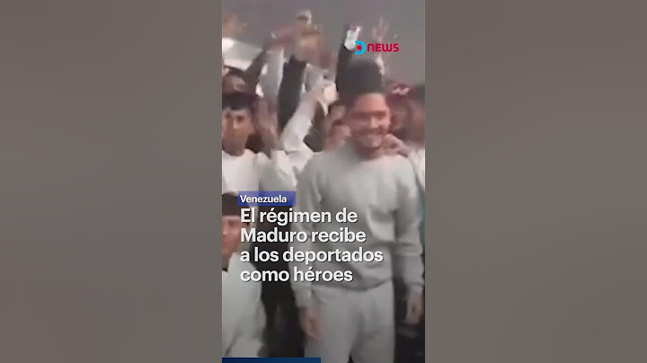 Trump los deportó y en Venezuela fueron recibidos como héroes