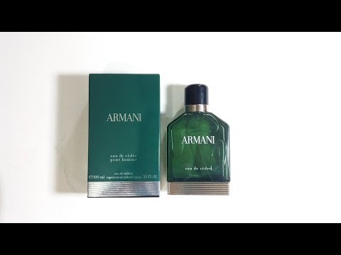 Armani Eau de Cèdre Fragrance Review 
