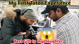 Best tattoo designs ll my first one dedicated to my daughter 😍 ll best tattoo studio under budget ll