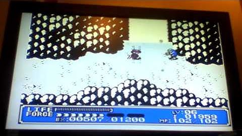 Crystalis (NES) Part 6 - Mt. Sabre and Mt. Sabre Caves Part 2