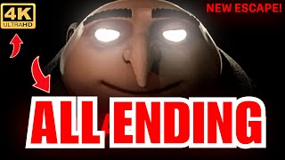 ESCAPE GRUL HORROR FORTNITE (ALL ENDS) ESCAPE GRUEL TUNNEL END ESCAPE GRUL CAR END = TUNNEL ESCAPE