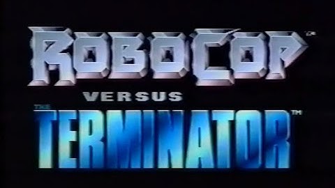 Advert break feat: SEGA Robocop vs Terminator game during broadcast of Predator (ITV Central  1993)