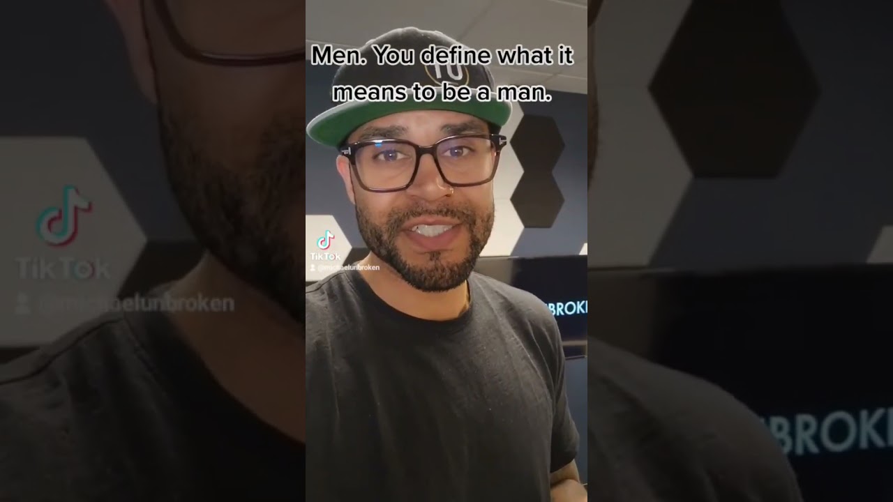 you define what it means to be a man. #mensmentalhealth #menshealth #manhood #cptsd #personalgrowth