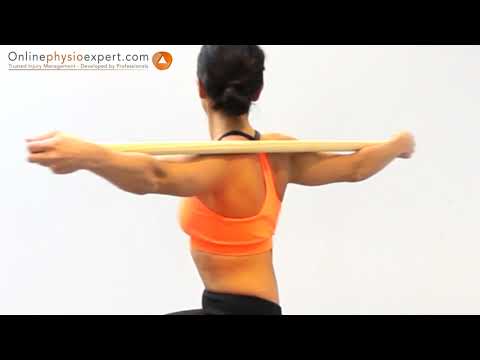 Spine Mobility Exercise In Sitting - Rotations With Stick