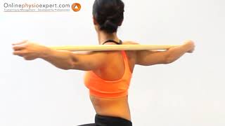 Spine Mobility Exercise In Sitting - Rotations With Stick