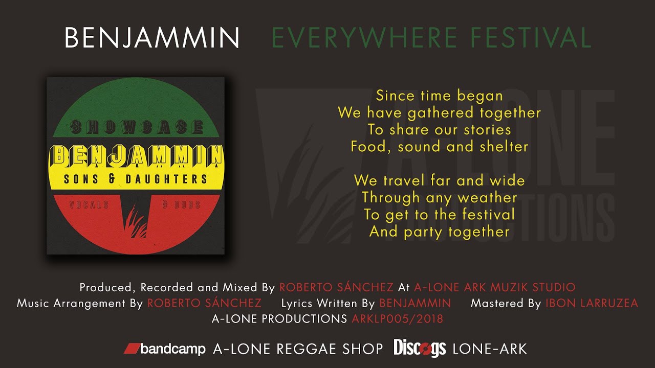 BENJAMMIN - EVERYWHERE FESTIVAL (A-Lone Productions 2018)