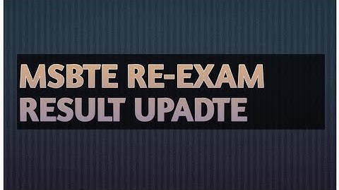 msbte re exam result | msbte re exam result 2022 msbte new update | msbte re exam result date 2022