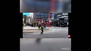 Storm Eunice : Pedestrians blown over by strong winds as Storm Eunice batters Britain 🇬🇧😱😱😱😱😱😱😱😱