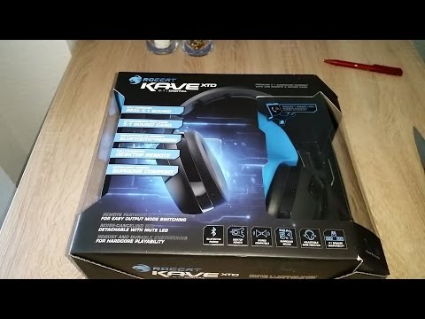 Unboxing Roccat ROC-14-160 Kave XTD Digital Premium 5.1 Surround Headset