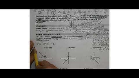 13 3 SHORT Evaluate Trigonometric Functions of Any Angle Day 2 Video