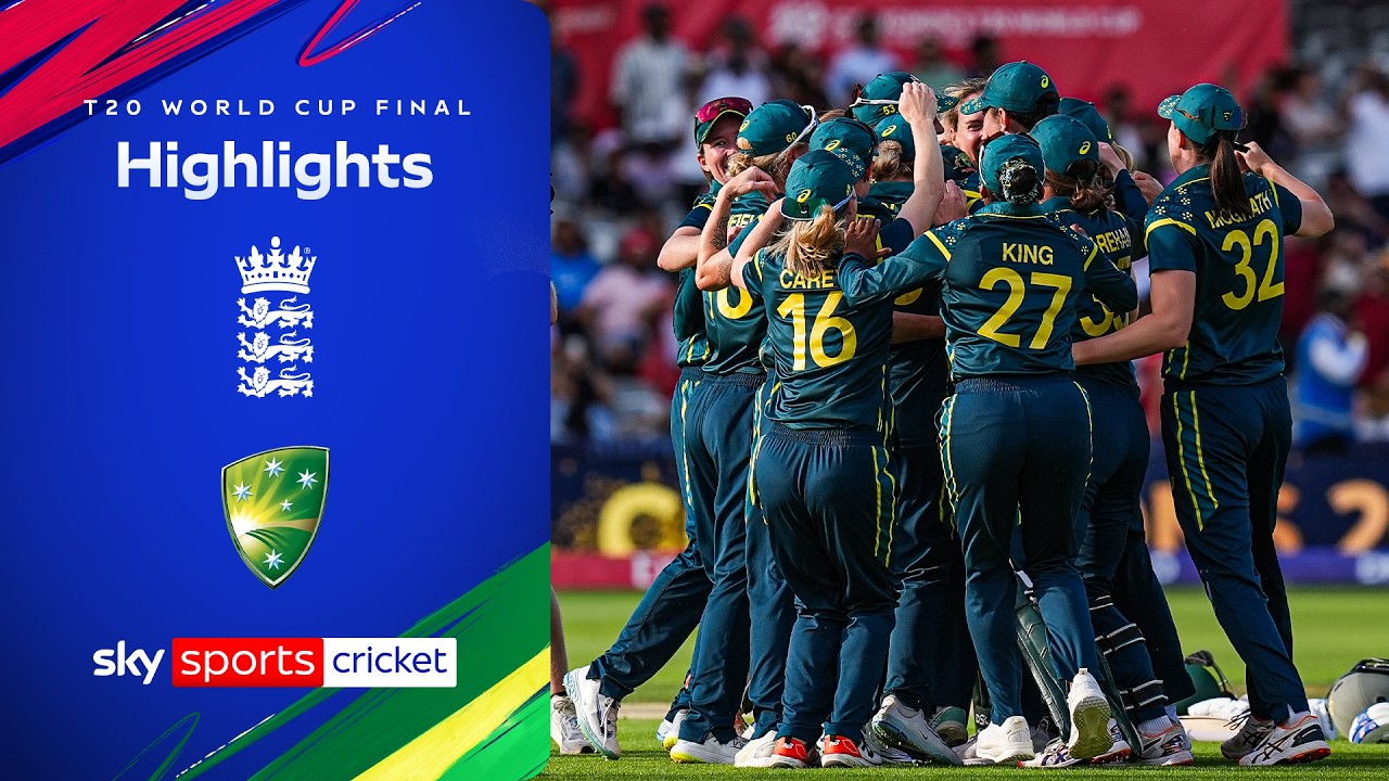 Australia win SEVENTH T20 World Cup title! | England vs Australia | Women's T20 World Cup Highlights