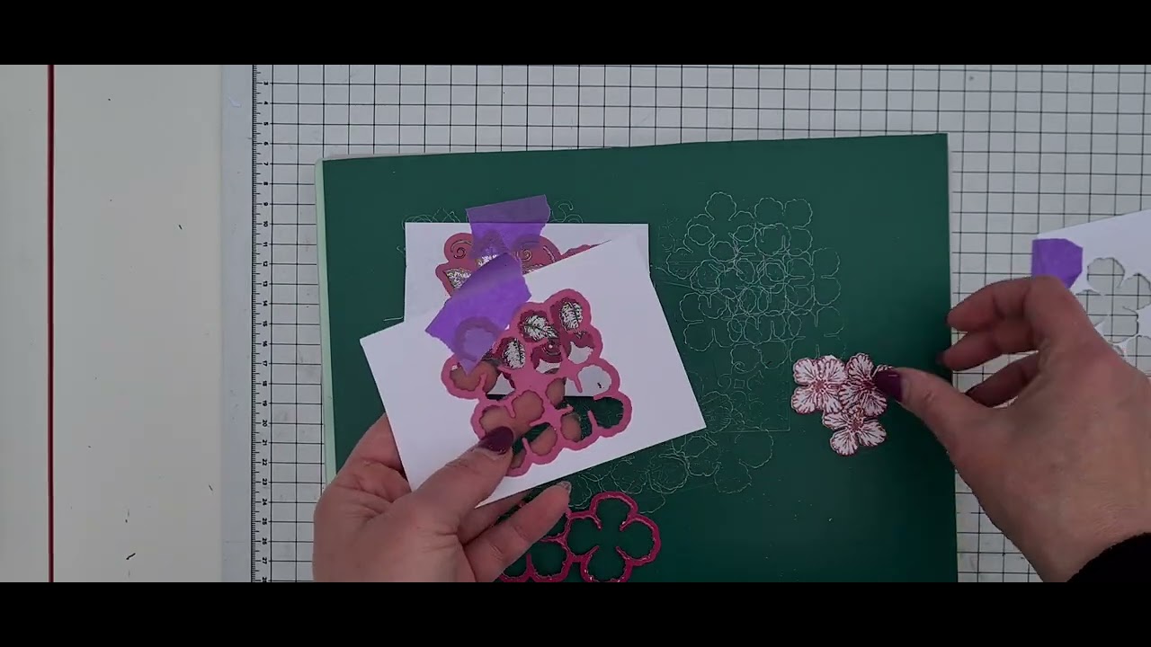 Test tapis auto-cicatrisant Action avec la Big Shot Switch: Partie 1