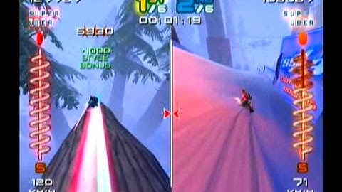 SSX 3 - Snow Jam(Race) - Wave(Moby) vs. X.29(Kaori)