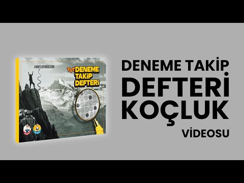 Deneme Takip Defteri Koçluk Videosu - Deneme Takip Defteri Koçluk Videosu