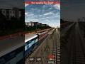Platform Departure 🚆 Demo Train Crossing | Indian Train Simulator Game | Train Crossing #Shorts