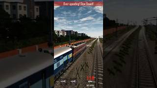 Platform Departure 🚆 Demo Train Crossing | Indian Train Simulator Game | Train Crossing #Shorts