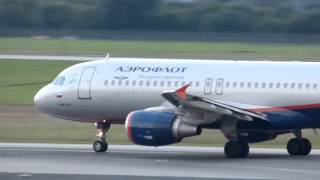 Aeroflot - Russian Airlines Airbus A320-214 [VQ-BKU] Takeoff at Düsseldorf