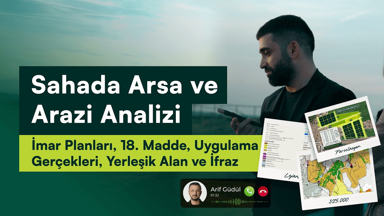 Sahada Arsa ve Arazi Analizi | İmar Planları, 18. Madde, Uygulama Gerçekleri, Yerleşik Alan ve İfraz