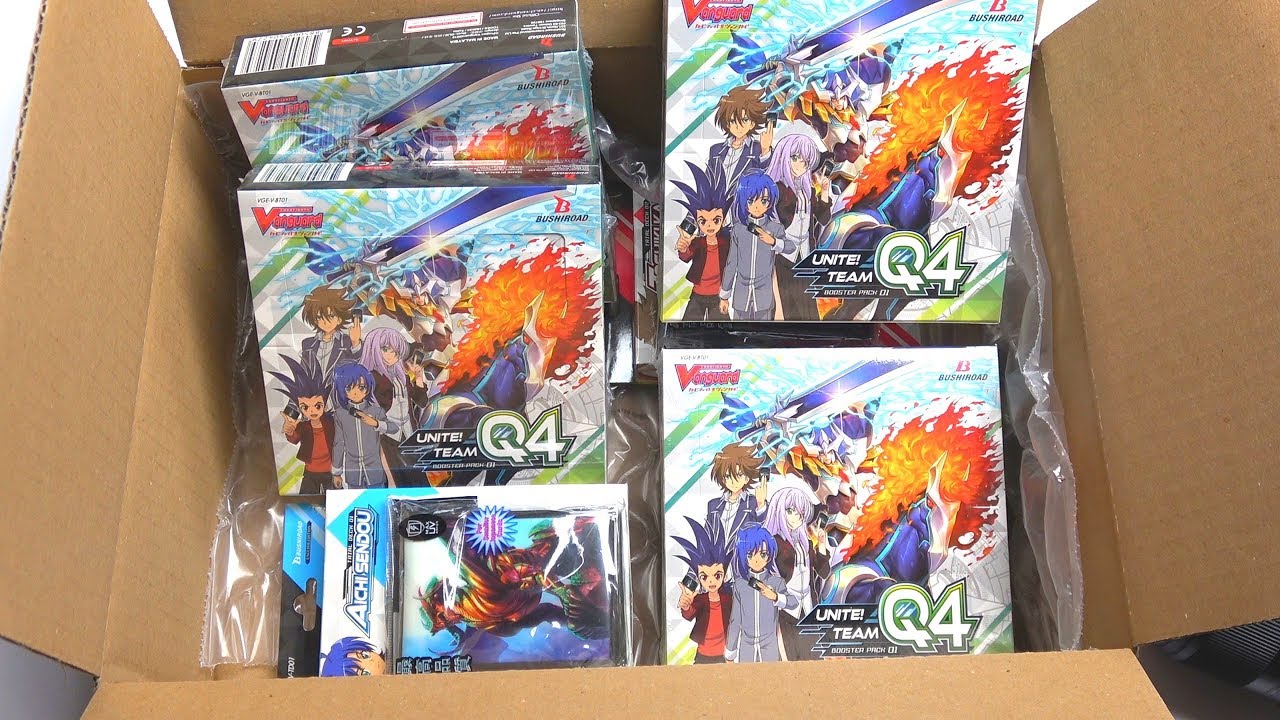 q4 booster box Cardfight!! Vanguard Unite! Team – A & C Games unite! team q4 booster pack