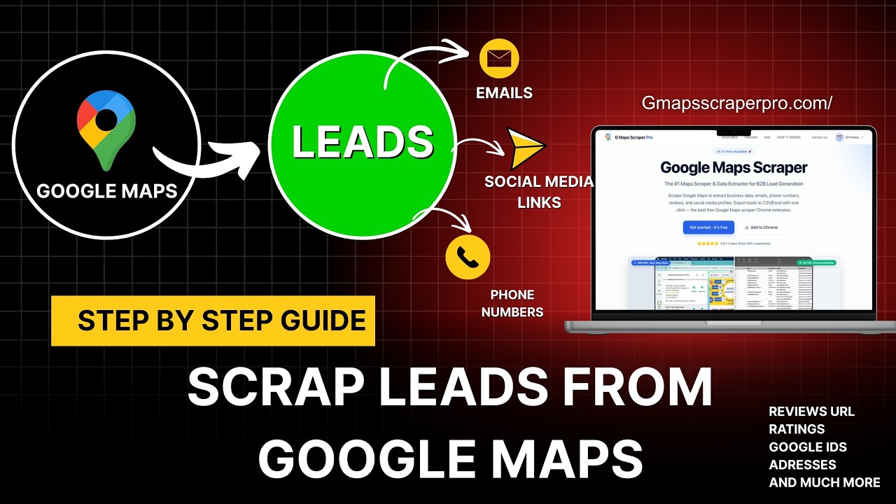 How to Extract Emails, Phone Numbers & Social Links from Google Maps ...