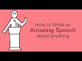 How to Write a Speech That SLAPS! 💅 | Funny, Easy & Perfect for School 🎤