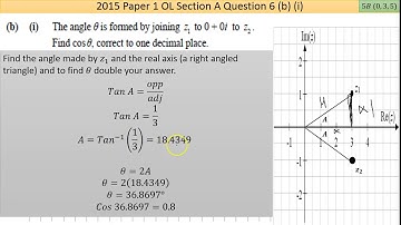 Maths screencast 2015 Paper 1 LC OL Question 6