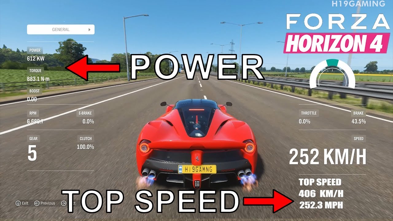 Top 10 fastest cars in Forza Horizon 4