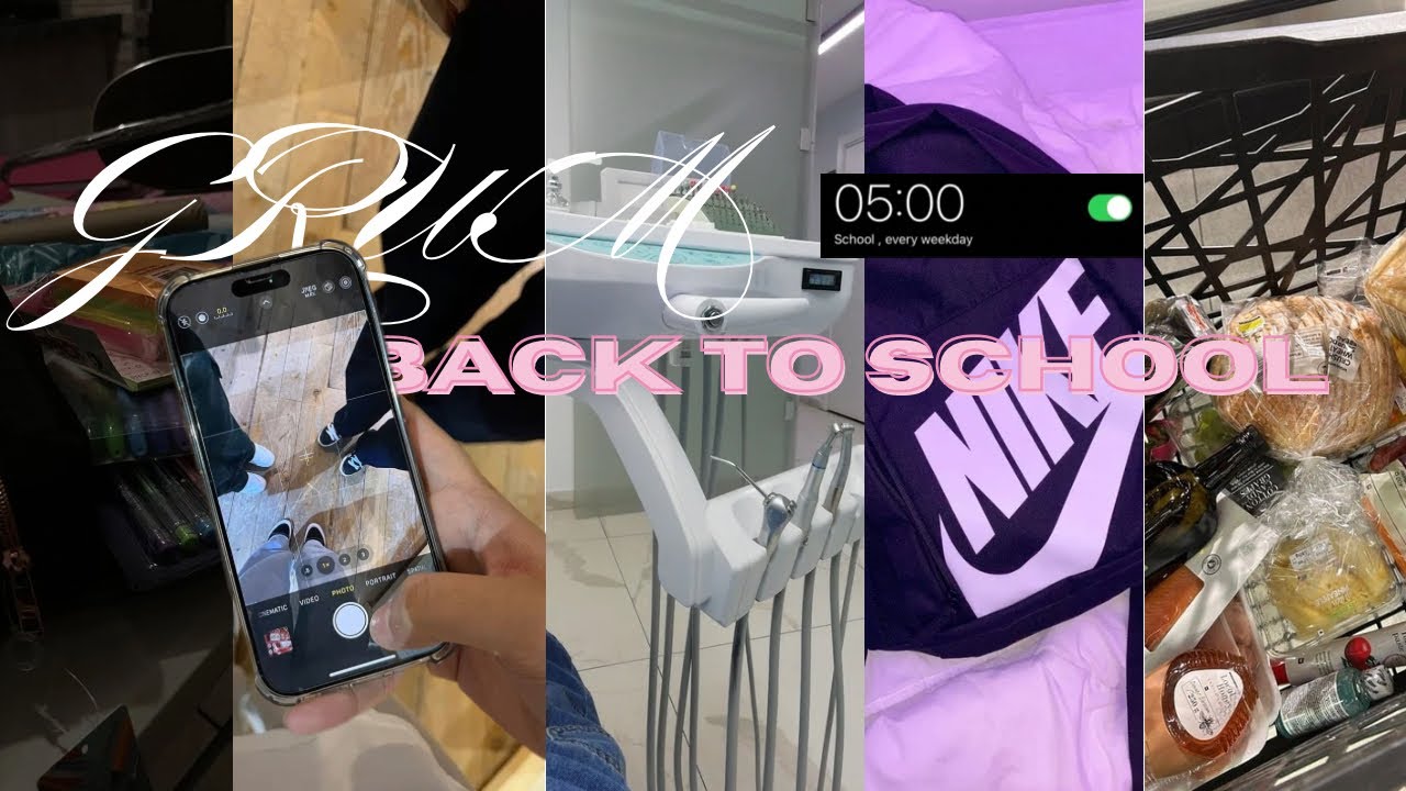 GRWM: back to school vlog || Visual diaries ep 002 || nü hair, stationery haul || South African🇿🇦 ||