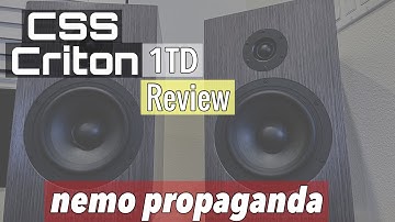 Worth The Hype? CSS Criton 1TD bookshelf speaker review.