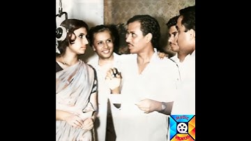 Legendary singer Smt.S Janaki and music composer late Sri. Baburaj shared moments before recording.
