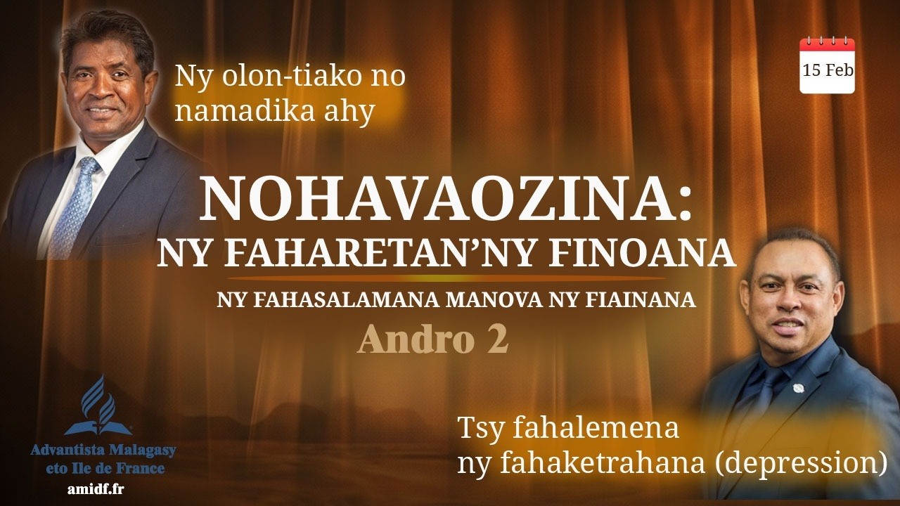 NOHAVAOZINA - NY FAHARETAN'NY FINOANA