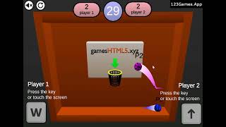 Basket Ball For Two Player Gameplay & Walkthrough | Free at 123Games.App screenshot 4