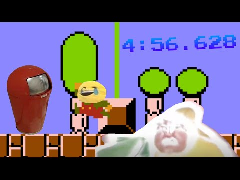 Super Mario Bros. any% in 4:56.628 (Former PB)
